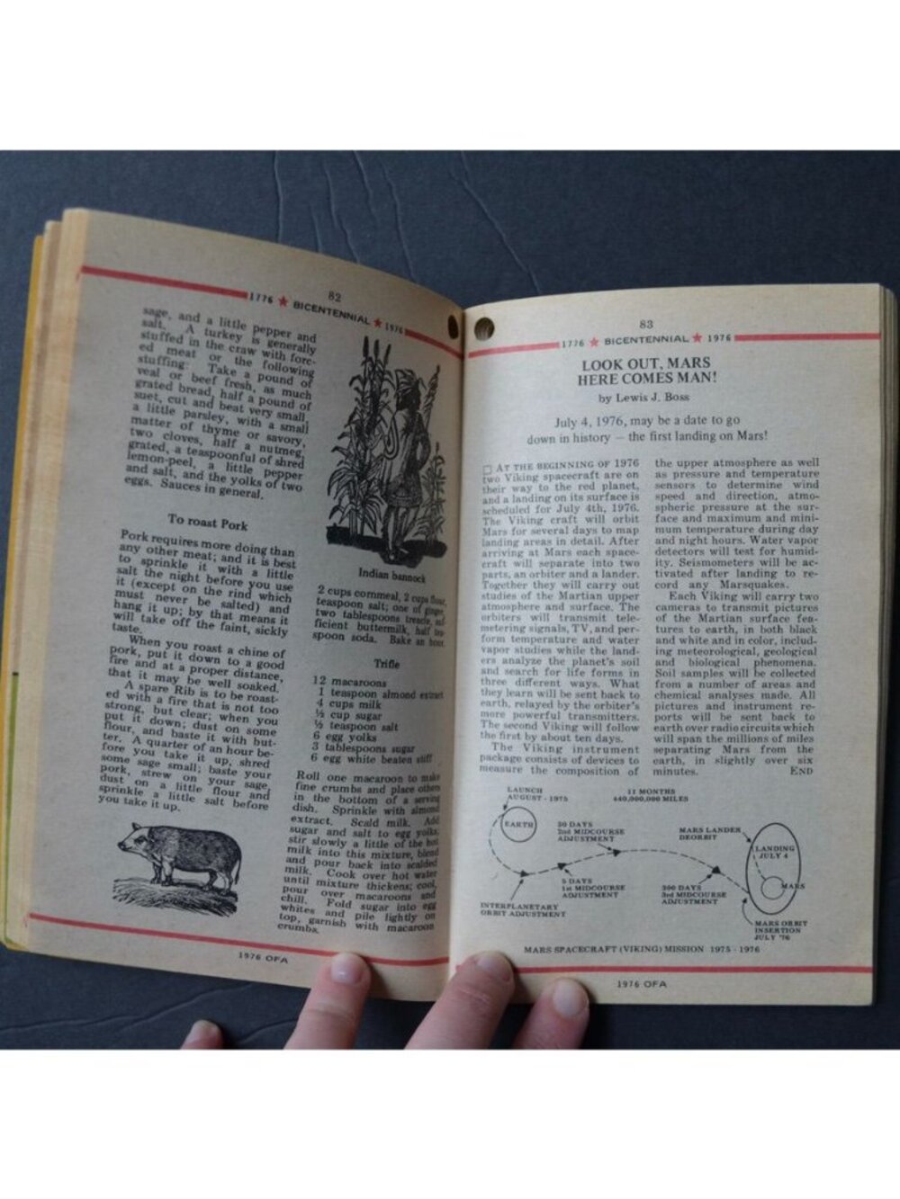 1976 Bicentennial Issue Old Farmer's Almanac Robert B. Thomas Vintage - Picture 5 of 5